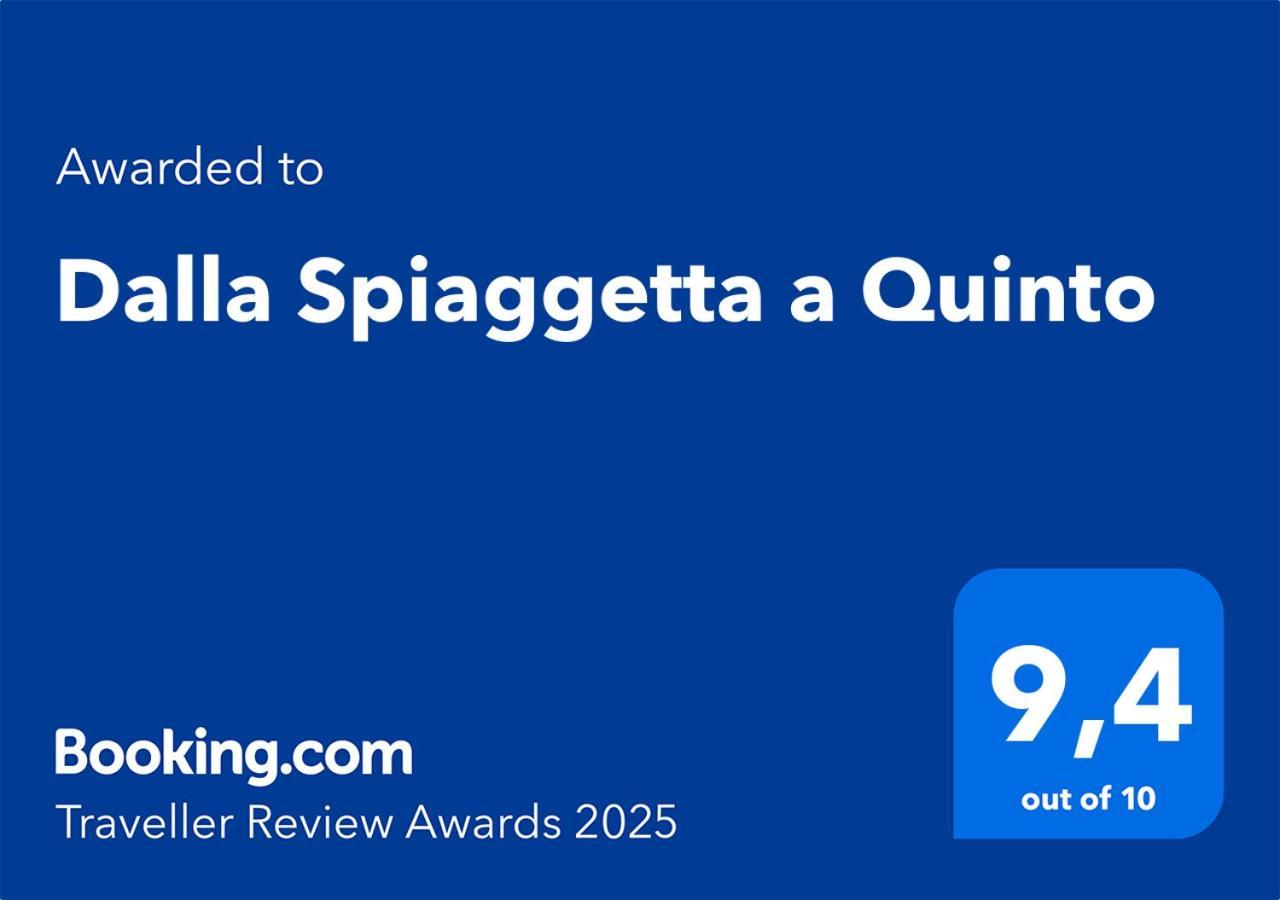 Dalla Spiaggetta A Quinto 제노바 외부 사진